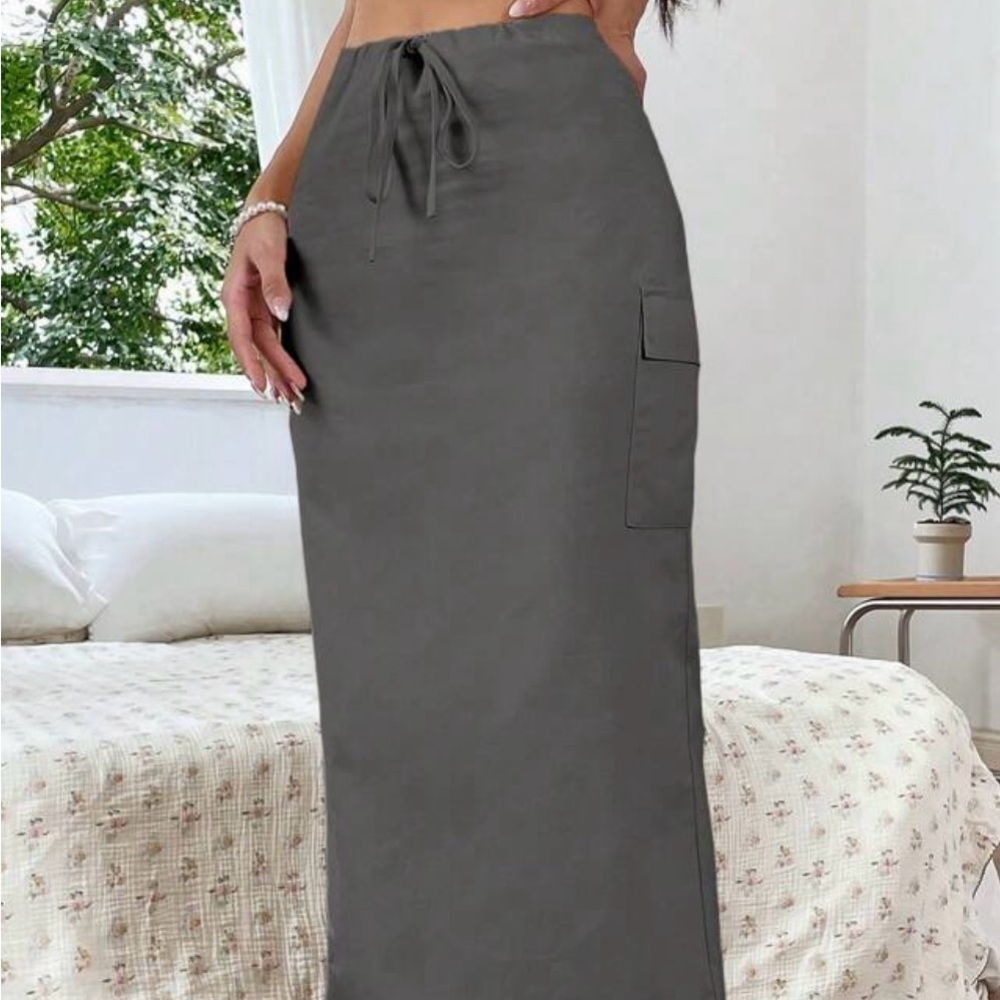 Maxi Gray Skirt